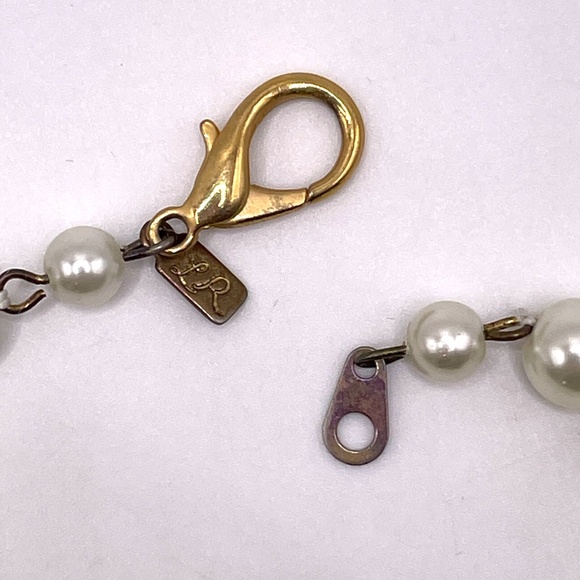 Lady Remington Vintage Glass Faux Pearl Long Strand Necklace 48" - Picture 4 of 5